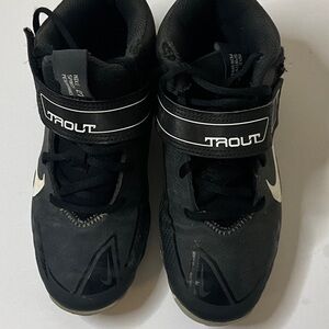 Nike Kids Black and White High-Top Sneakers